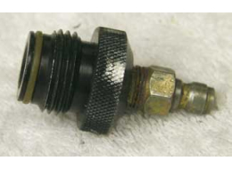 used male asa to female 1/8th npt, round knurled top, with male qd fitting