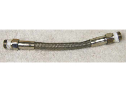 4.875 to 5 inch steel braided hose, used good shape
