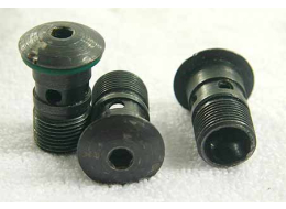 2k banjo screw, steel with wear on face,
