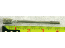 4 inch stainless knurled bad shape cocking rod