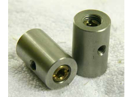 Looks New shape Nelson IVG velocity adjuster, stainless with brass adjuster