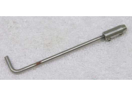 3 way arm, stainless, used, 3.5 inches