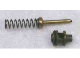 Brass valve, Dirty with light rust from cocker set screw.