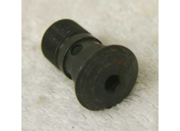 used shape light rusty black steel 2k front block screw, no oring