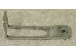 Raw, sanded beaver tail, 3.25 inches long, cut for wide frame