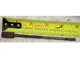 4.625 inch old school cocking rod, used shape, rust knruling wear from use