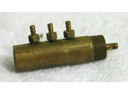 wgp stock brass 3 way untested, good shape (has dust all over it)