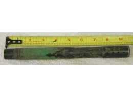 Spyder ex rental barrel in bad shape, 9.25 inches, full of dirt