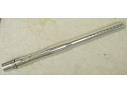 WGP cocker thread demon barrel, silver, 12 inch, .689-.690 bore, good shape but wear from use and ding on tip