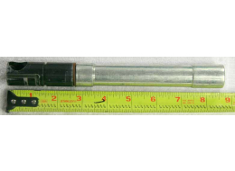 Automag custom milled scrap barrel, well used shape, right or left feed. 8.625 inches.