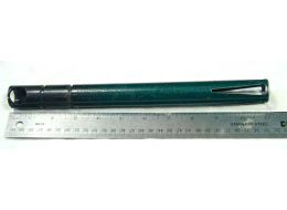 Bad shape 11 inch crown point automag barrel. Painted, right feed