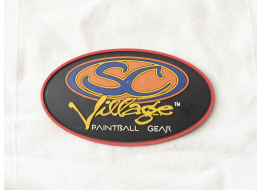 SC Village black background color letters