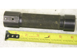 Greyish purple blue cobra pump handle, no arm, threads are good, use decent shape