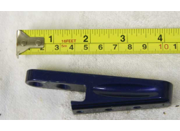 Kapp tear drop angled rail with screws, blue, box wear, decent shape