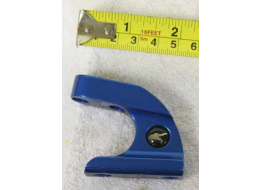 Kapp Angled rail drop in bright blue, decent shape, no set screw included