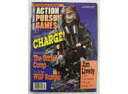Apg july '90 fair shape, has tape and rips at staples on spine