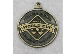 Bronze (cast metal) Brass eagle road to world cup metal