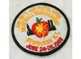 2nd international Air Pistol Open Tournament, newburgh, NY patch, good shape.