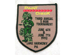 Paintcheck Tournament, 3rd Annual 5 man patch. Look new.