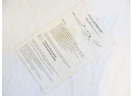 F2 Illustrator Info pamphlet, old and stained.
