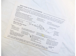 F2 Illustrator quick guide info pamphlet