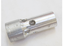 Raw 1 inch Muzzle Break, Taso or Palmers style. Needs anodizing. 