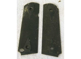 Pearce 45 grip panels in used shape, dirty, plastic is between hard and soft