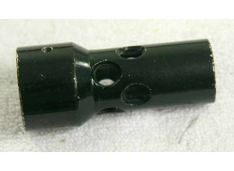 painted black muzzle break, 1.0 inch muzzle break, 