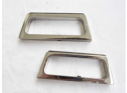 Taso Chrome raised sight rail, fits standard sight rail.