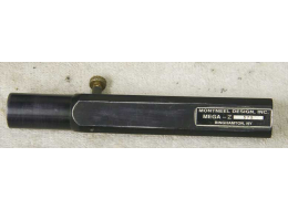 Mega Z breech, Empty, used shape with wear, all threads look good but one body screw is heliocoiled, has quick strip barrel release