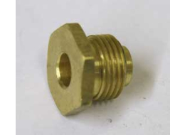 New shape Trracer valve retatining screw in brass, larger than standard id=.30, thread=20