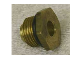 New Trracer/Maverick Valve Retaining Screw w/oring, brass .294 id,large od powertube, not standard thread
