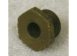 Bad shape Trracer/Maverick Valve Retaining Screw no oring, brass .294 id,large od powertube, not standard thread