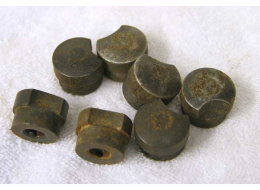 P-series back cap, used rusted shape
