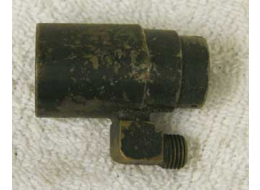 Good shape painted black PMI 2 or Magnum style back bottle asa in steel