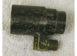 Good shape painted black PMI 2 or Magnum style back bottle asa in steel