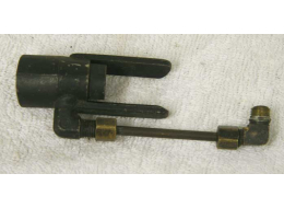 PMI 2 style back bottle asa in steel, excellent shape, painted black, with hardline