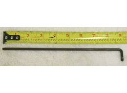9 inch sheridan pump rod, one rod, speed demon bolts, light rust