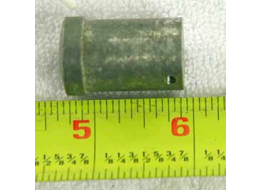 oxidized raw pmi sheridan pg front feed plug for ramp sight, good shape for age