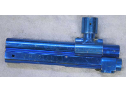 Boss Raider body in blue has vert asa, empty besides, bad shape exrental