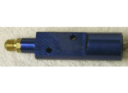 Blue spyder spacing duckbill, used good shape, not standard thread