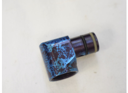 PMI Piranha front vertical asa blue black ano, good shape