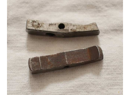 SMG 60 Magazine Latch, good shape, drilled for pin