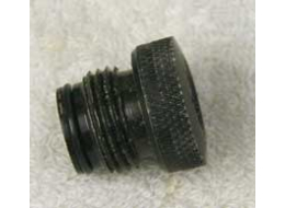 male asa to female 1/8th npt, round knurled top in good shape