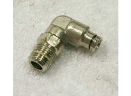 Microline 90 degee fitting, oring will be replaced before shipping.