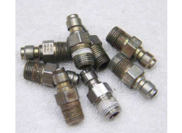 Used decent shape Foster male quick disconnect fitting to 1/8th npt threads
