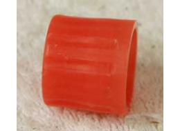 red plastic, used good shape, with bleed tank asa thread cover