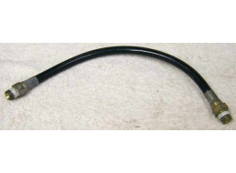 Old 10.25” black plastic hose, 2500psi rated would not recommend over 800 psi, good shape