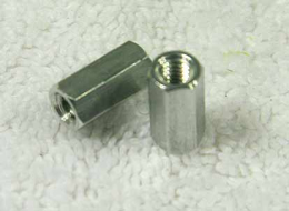 Aluminum Autococker or automag grip frame hex nut for stock wgp and agd frames. Takes stock 8x32 screws.