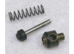 Used Full brass cocker valve, later black cup seal, with heavy mainspring.